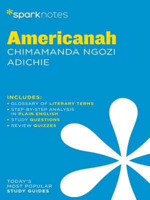 cover image of Americanah SparkNotes Literature Guide